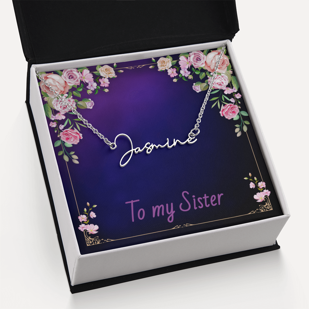 SISTER - Signature Name Necklace