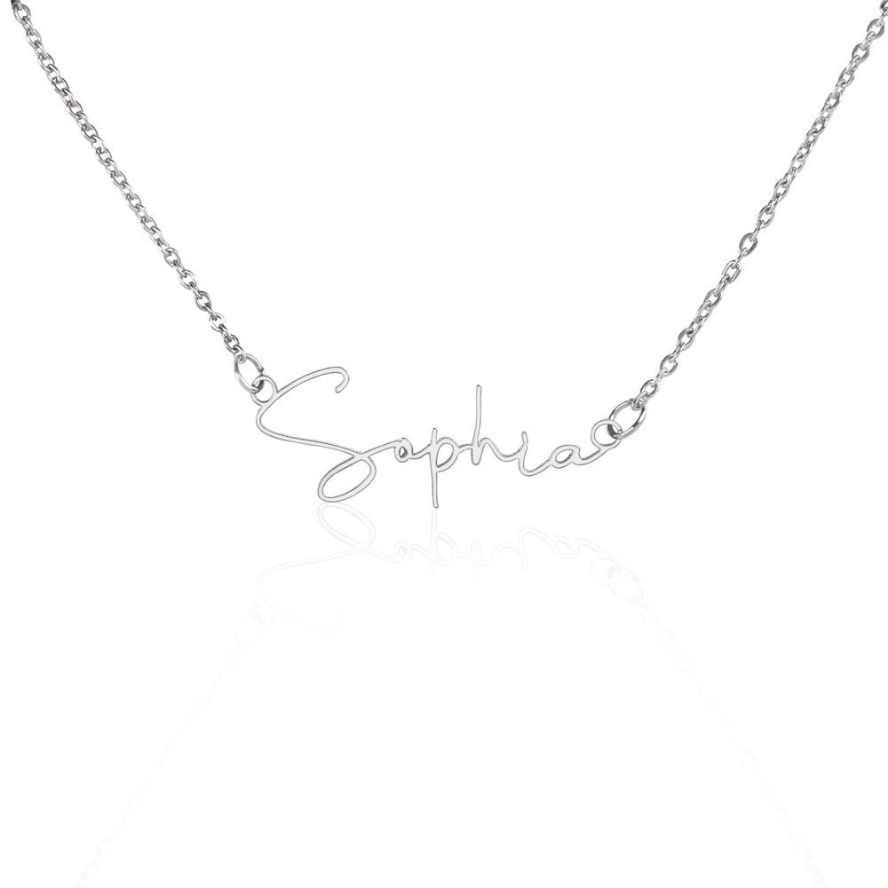 SISTER - Signature Name Necklace