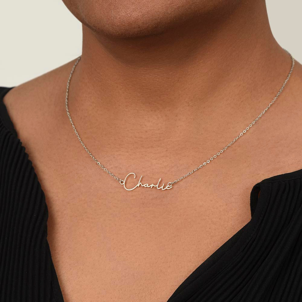 SISTER - Signature Name Necklace