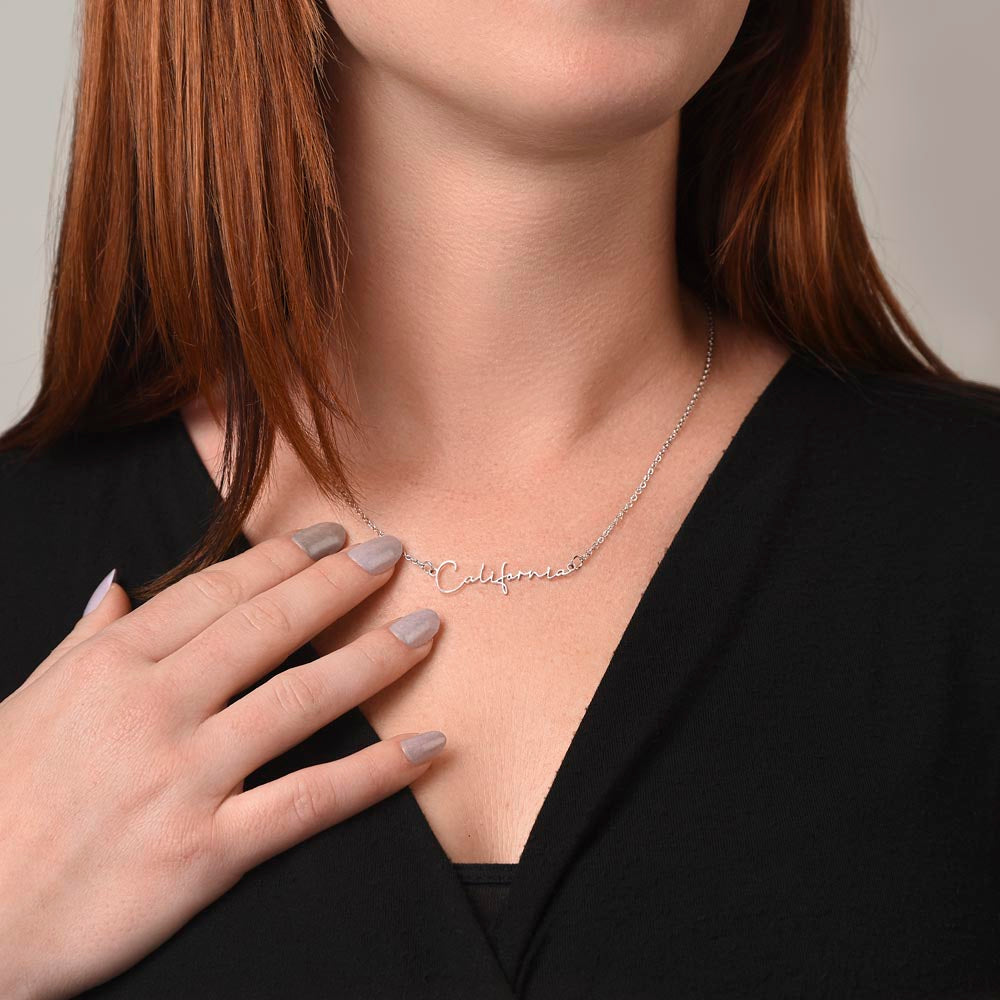SISTER - Signature Name Necklace