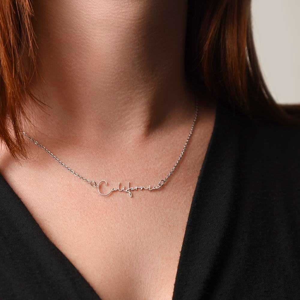 SISTER - Signature Name Necklace