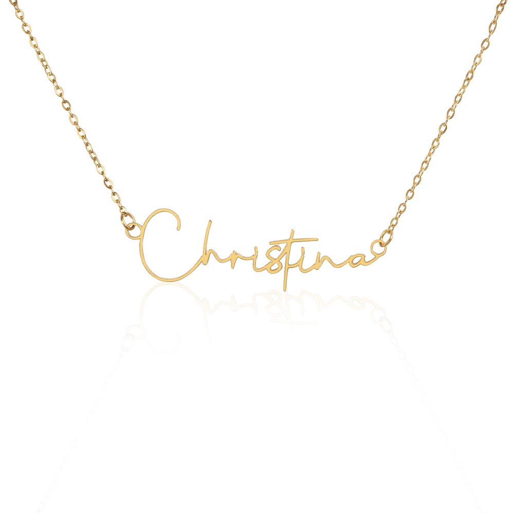 SISTER - Signature Name Necklace