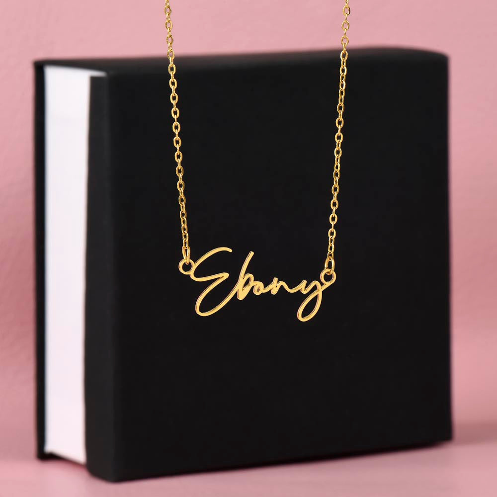 SISTER - Signature Name Necklace