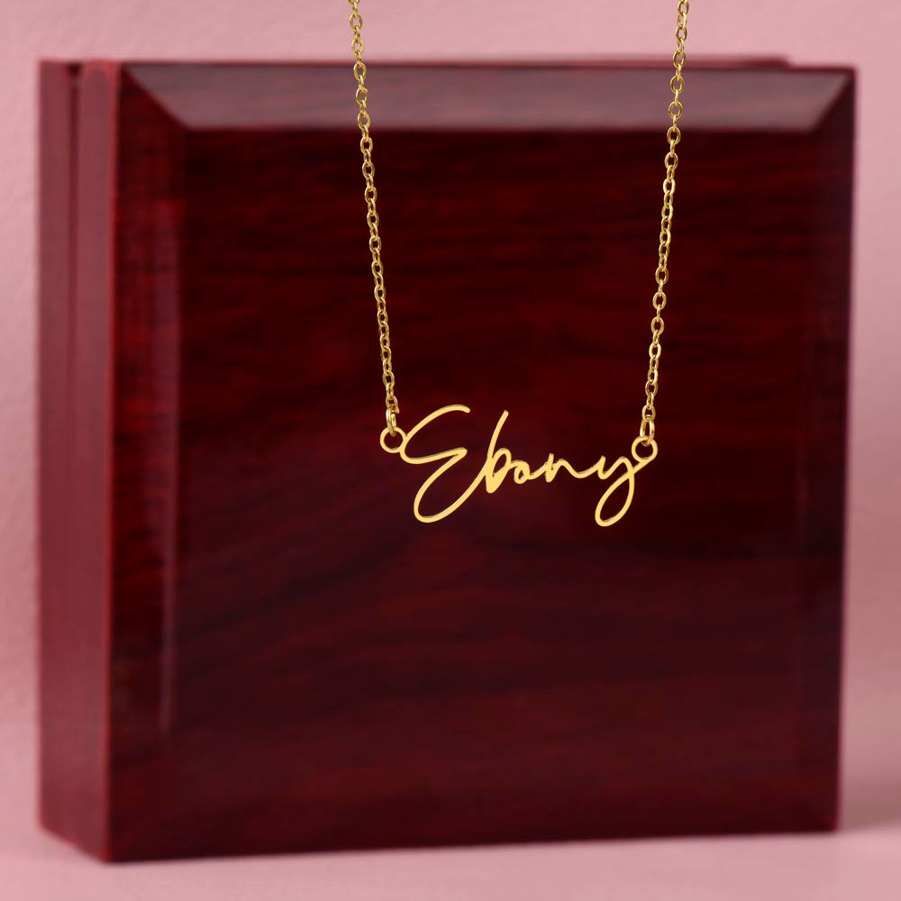 SISTER - Signature Name Necklace