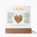 To My Mom- I Love You Always And Forever! - Acrylic Square LED Plaque