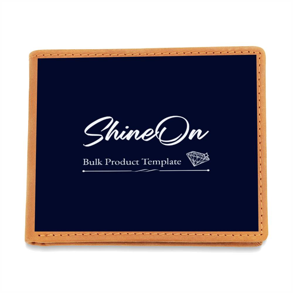 Customer Design - Design Your Wallet Today - Genuine Cowhide Leather.