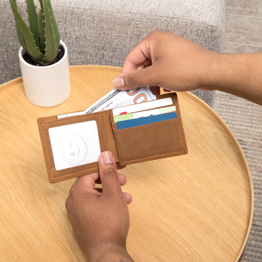 Customer Design - Design Your Wallet Today - Genuine Cowhide Leather.