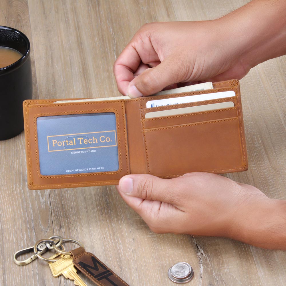Customer Design - Design Your Wallet Today - Genuine Cowhide Leather.