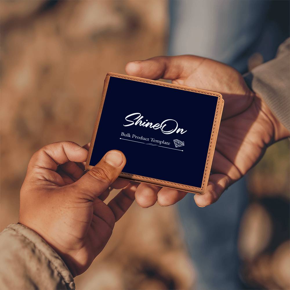 Customer Design - Design Your Wallet Today - Genuine Cowhide Leather.