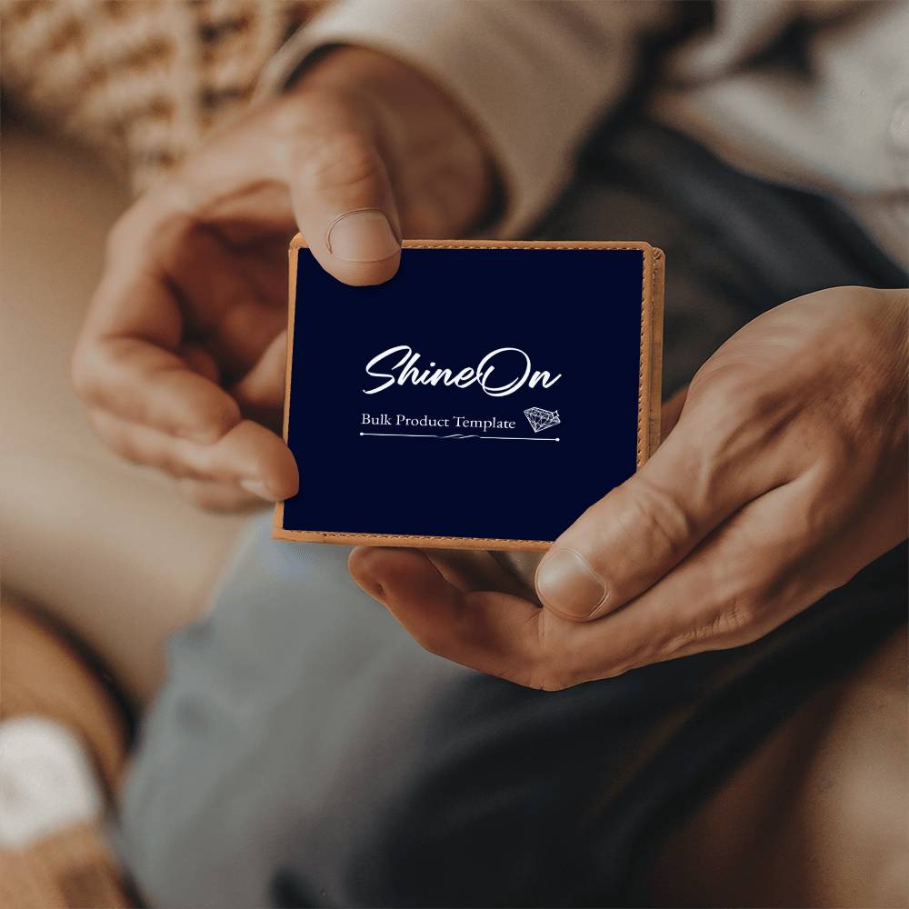 Customer Design - Design Your Wallet Today - Genuine Cowhide Leather.