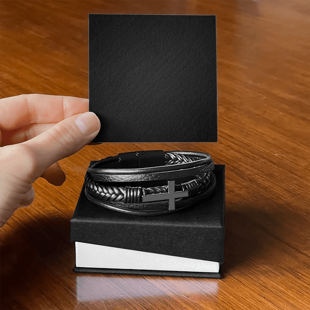 Men's Cross Bracelet - For Men