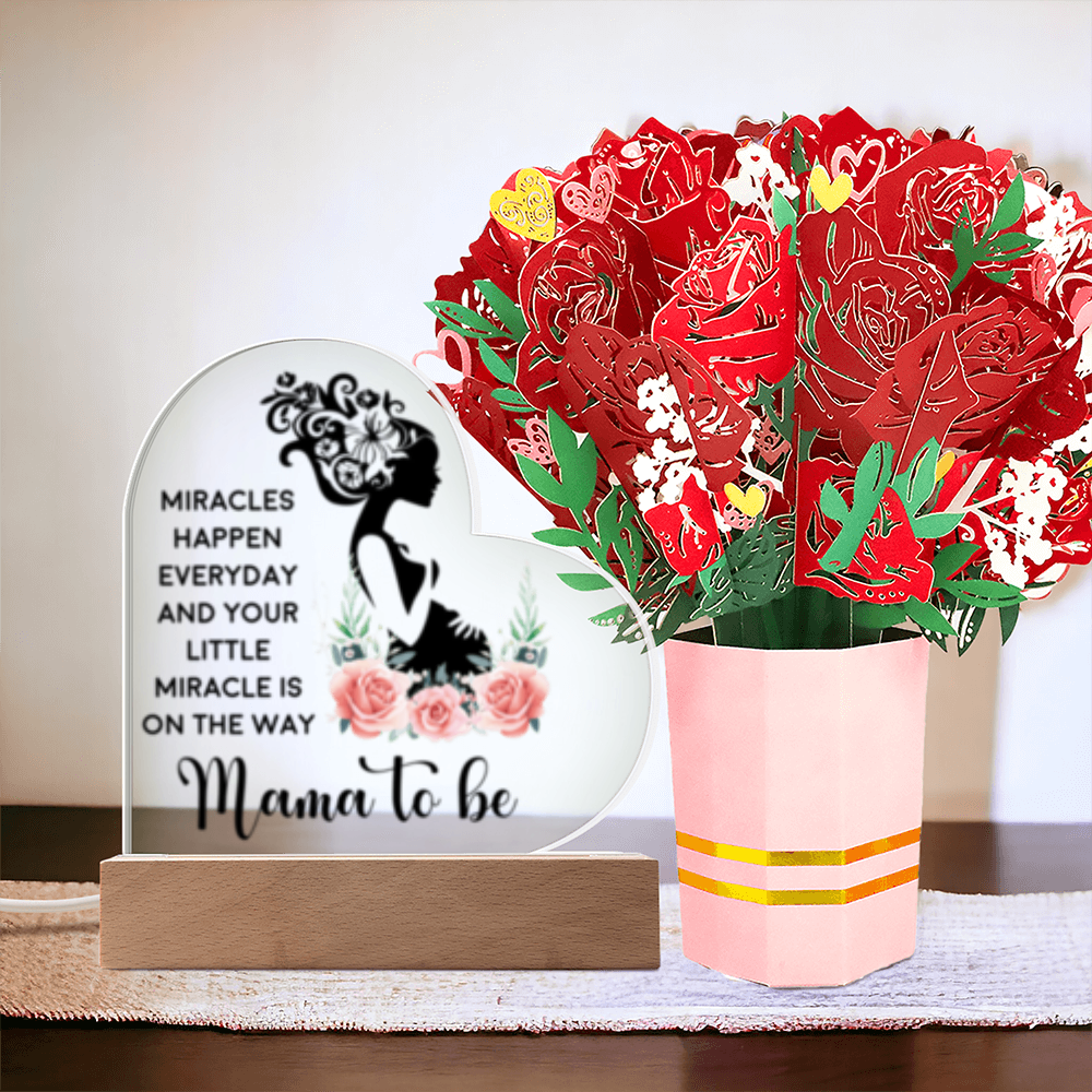 Mama to be  - Heart and Flower Bundle