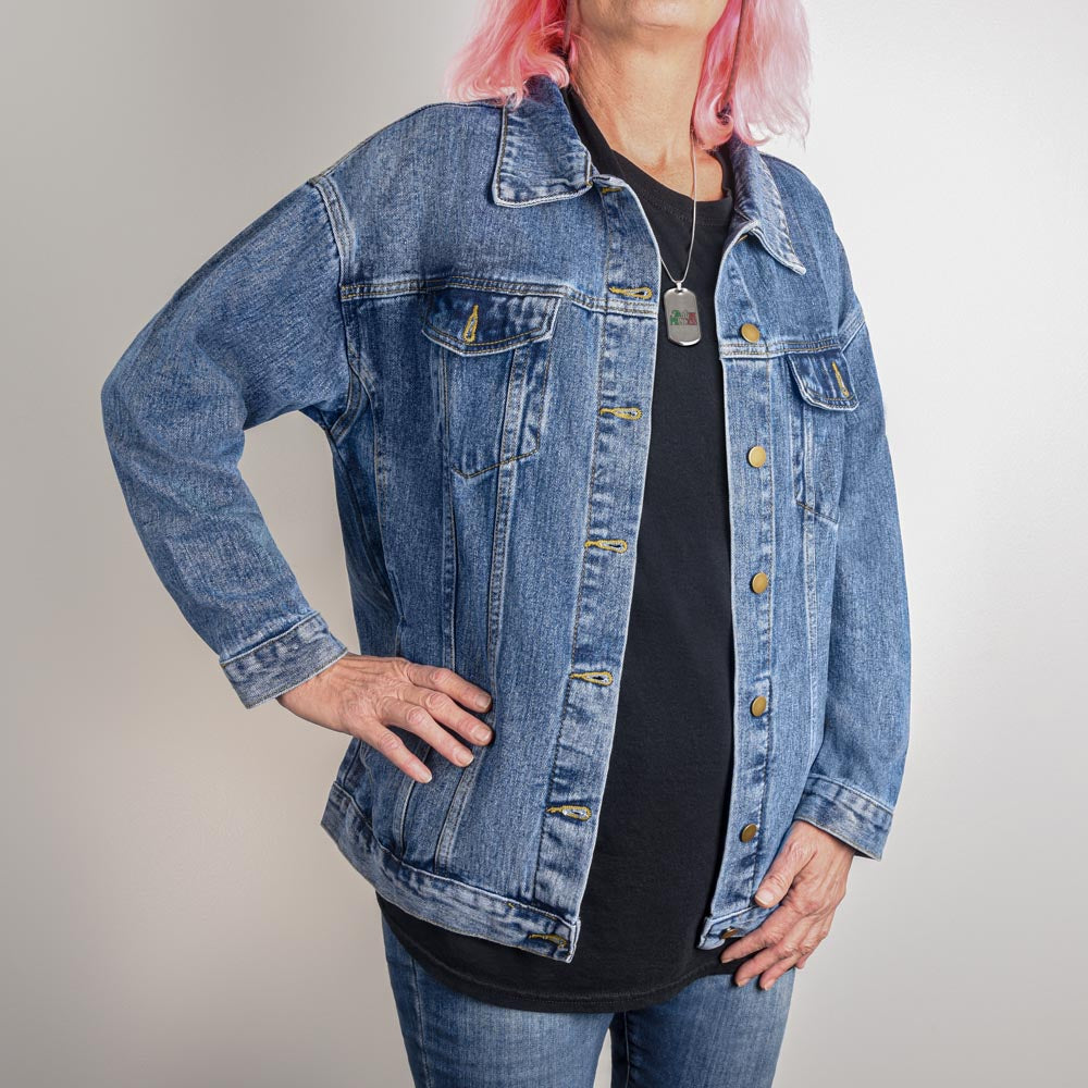 LIBRA - Oversized Boyfriend Jean Jacket