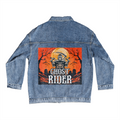 GHOST RIDE w/ color- Men's Jean Jacket