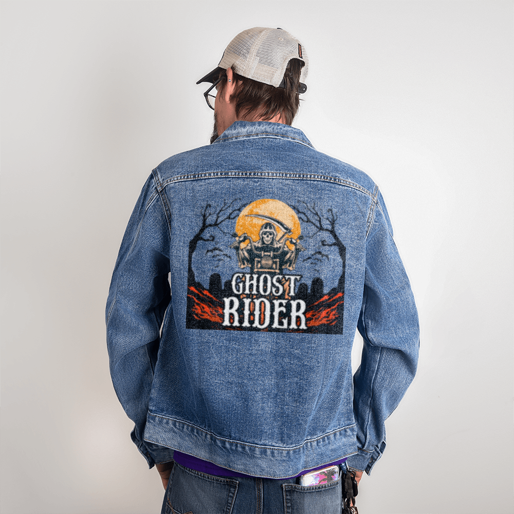GHOST RIDER - Men's Jean Jacket