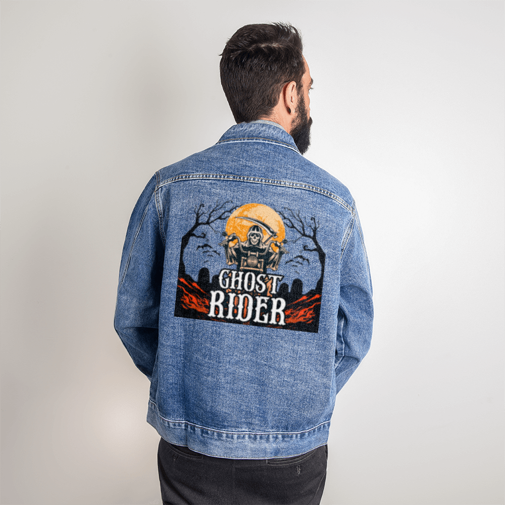 GHOST RIDER - Men's Jean Jacket