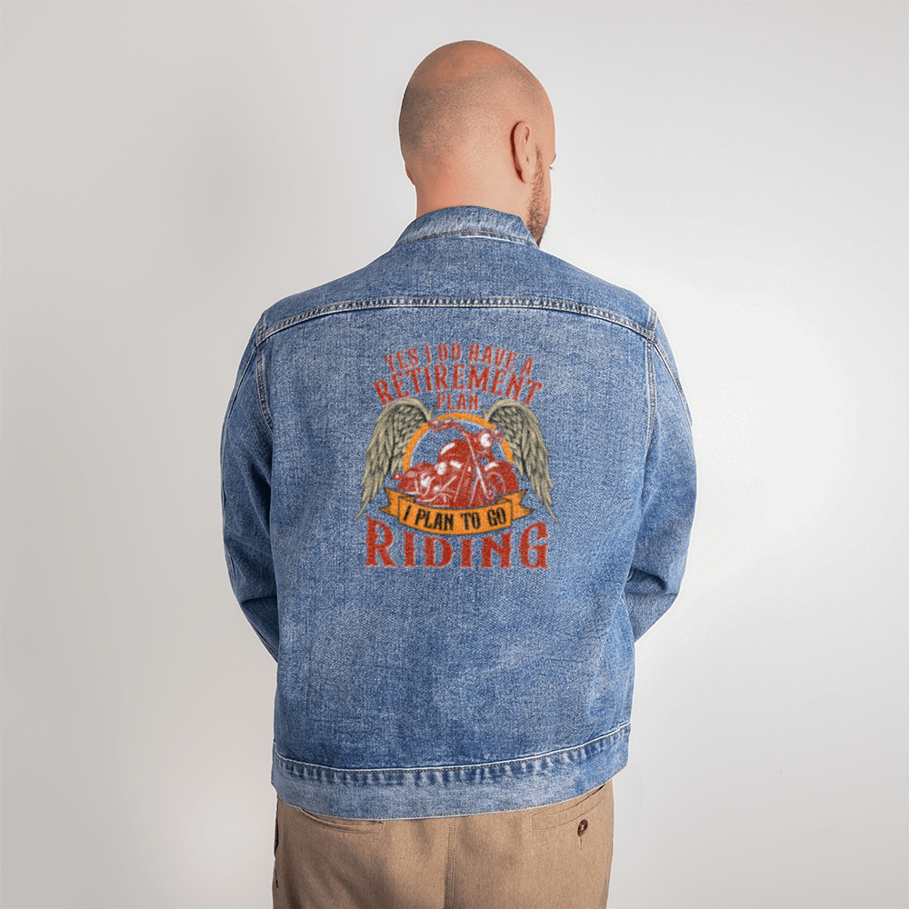 RETIREMENT = RIDING - Men's Jean Jacket