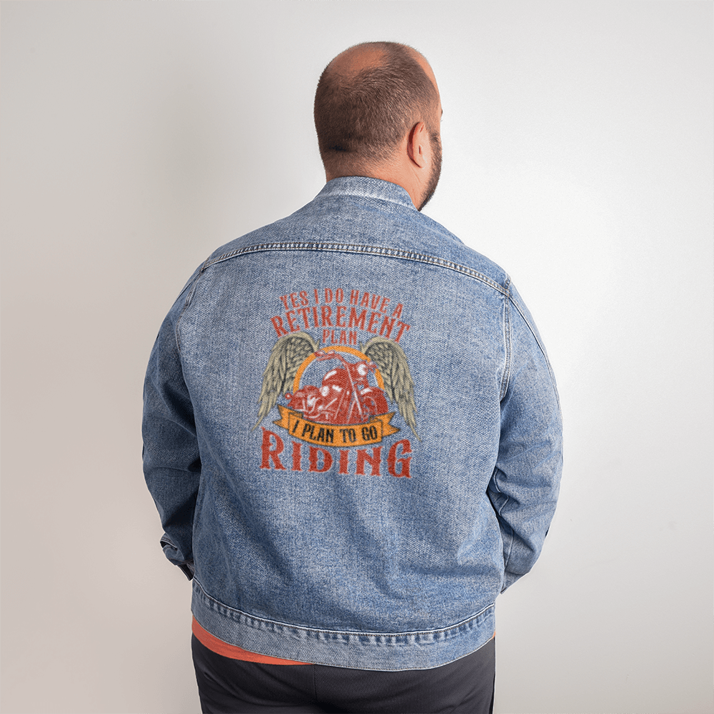 RETIREMENT = RIDING - Men's Jean Jacket