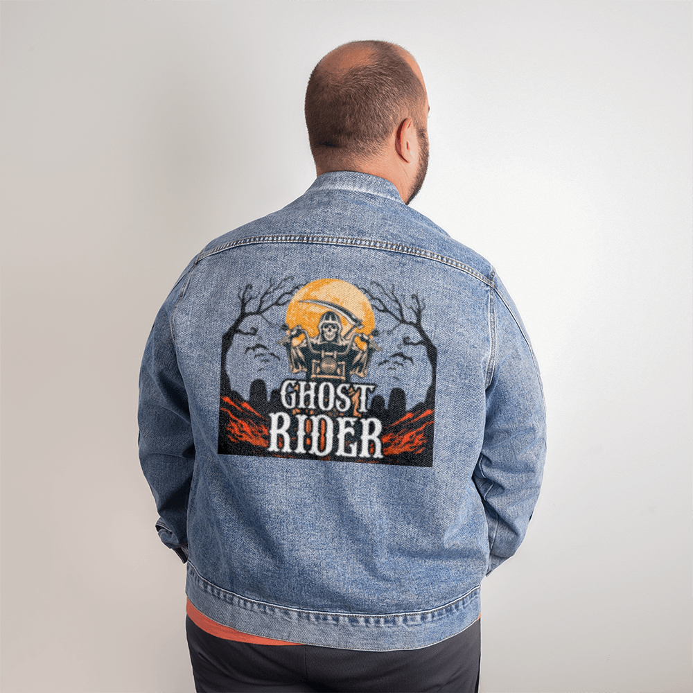 GHOST RIDER - Men's Jean Jacket