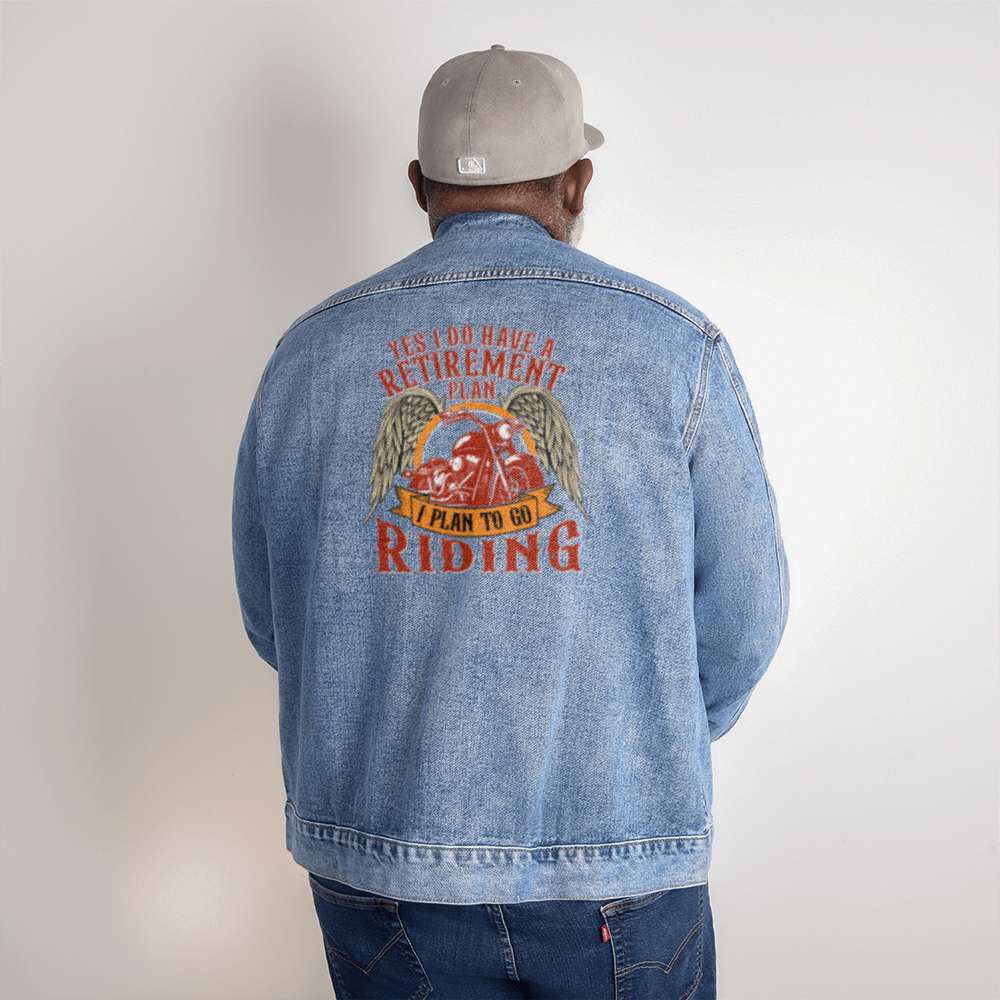 RETIREMENT = RIDING - Men's Jean Jacket