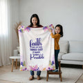 Faith - Makes Things Possible - Mink Touch Blanket