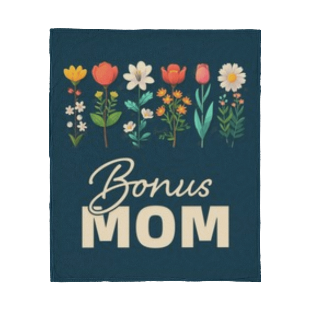 Bonus Mom- Jersey Fleece Blanket