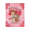 Nacho Valentine - Sherpa Fleece (super fluffy) Blanket- Valentine Collection!  (Fun size & Full size)