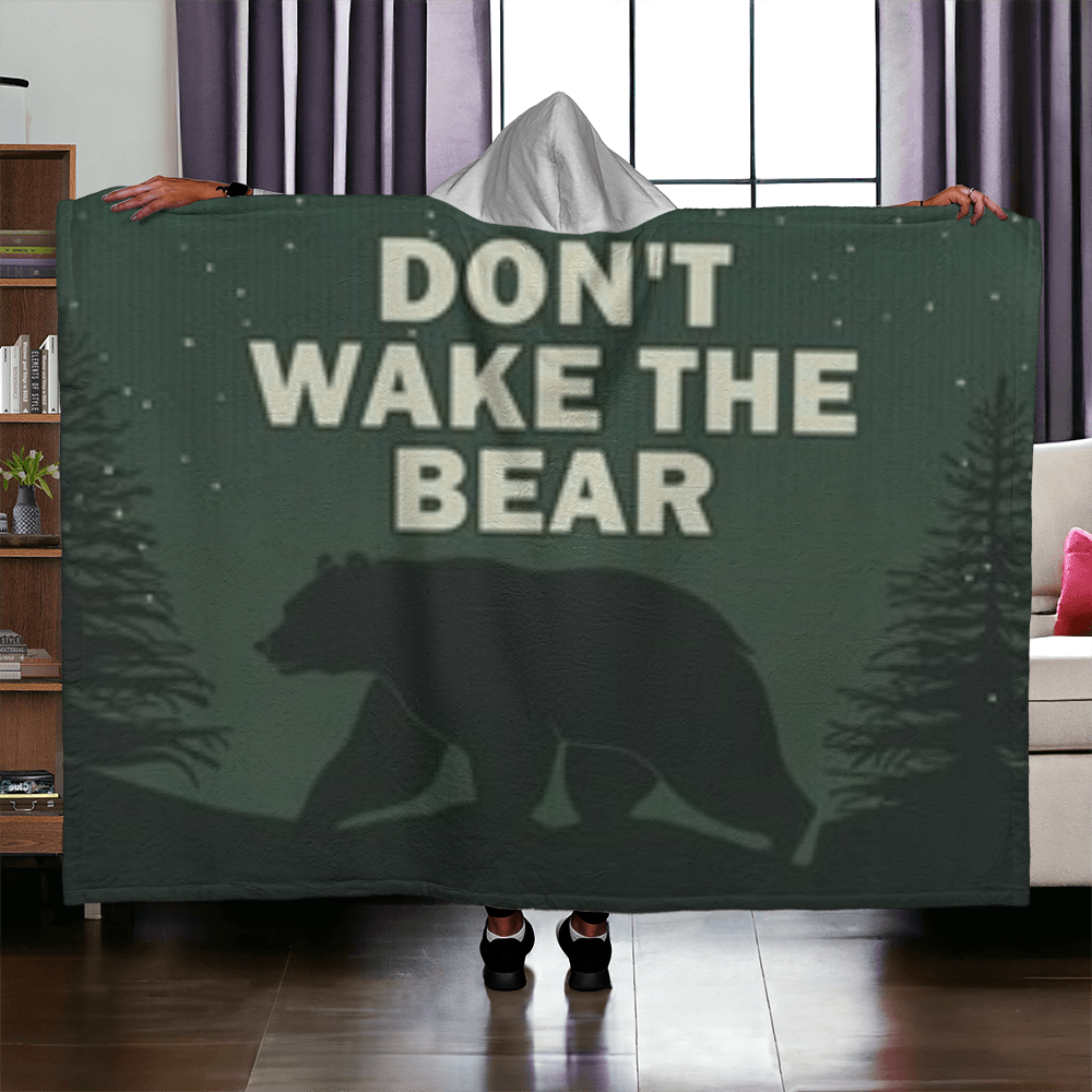 Hooded Sherpa Fleece Blanket for Cozy Comfort and Style