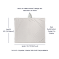 Hooded Sherpa Fleece Blanket for Cozy Comfort and Style