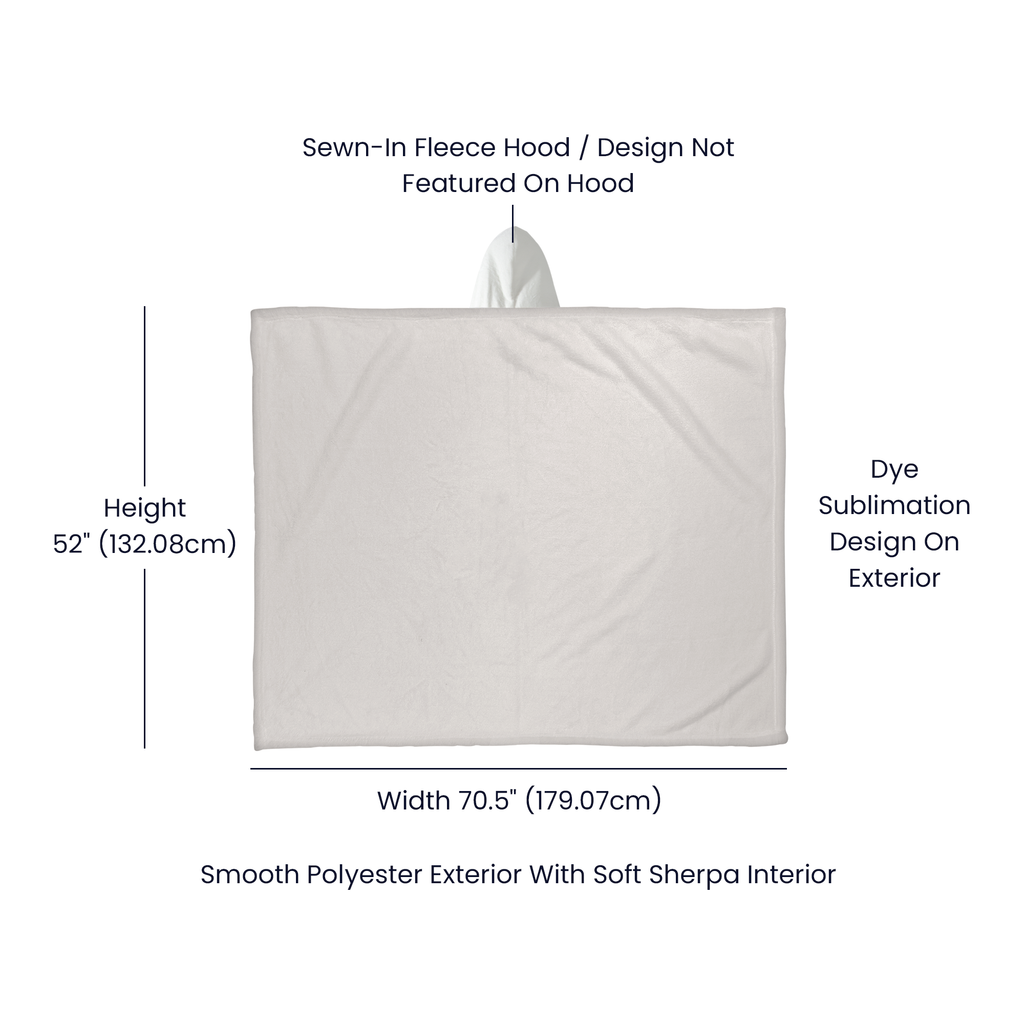 Hooded Sherpa Fleece Blanket for Ultimate Comfort and Cozy Moments