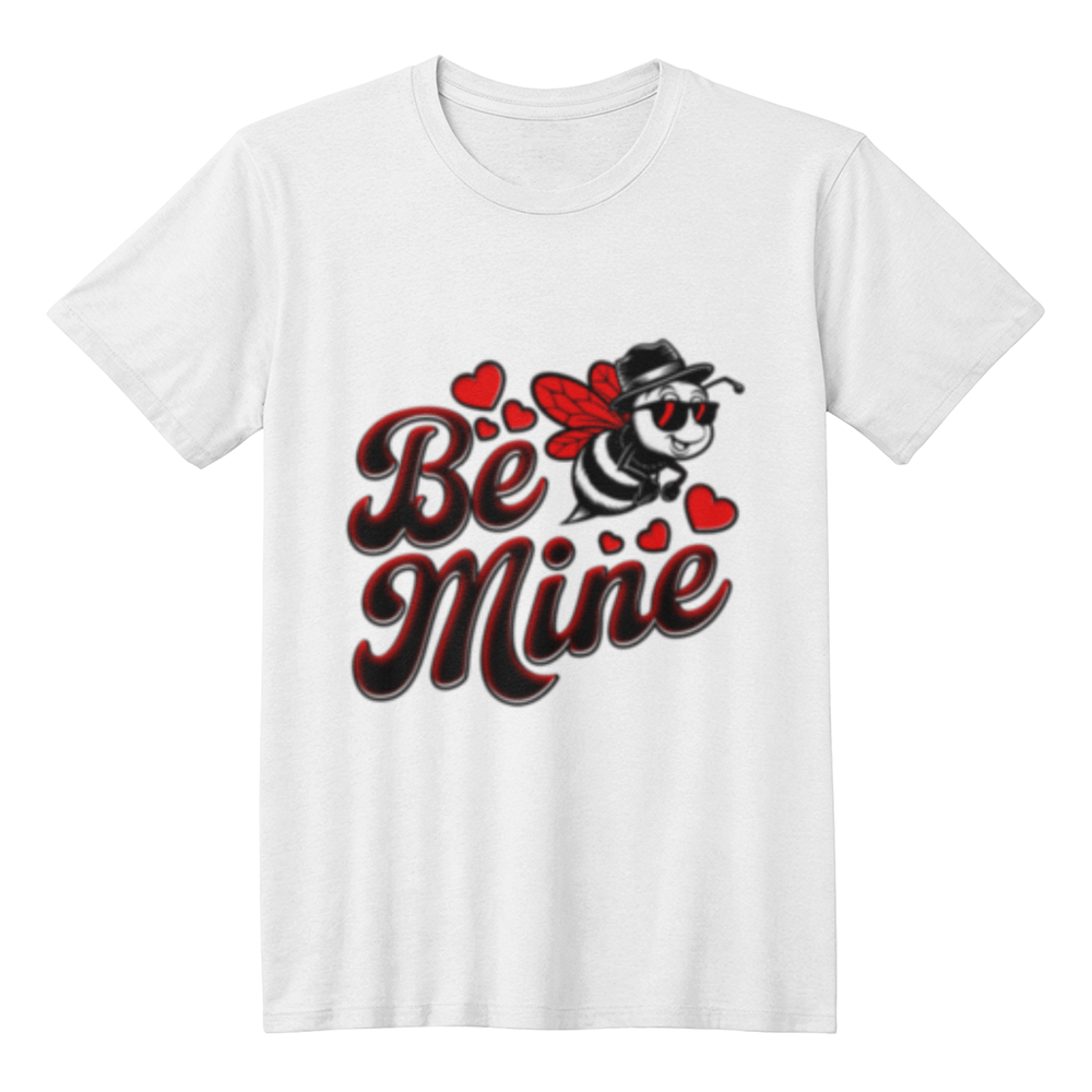 Be Mine_  White Bee T-Shirt - Valentine Collection!