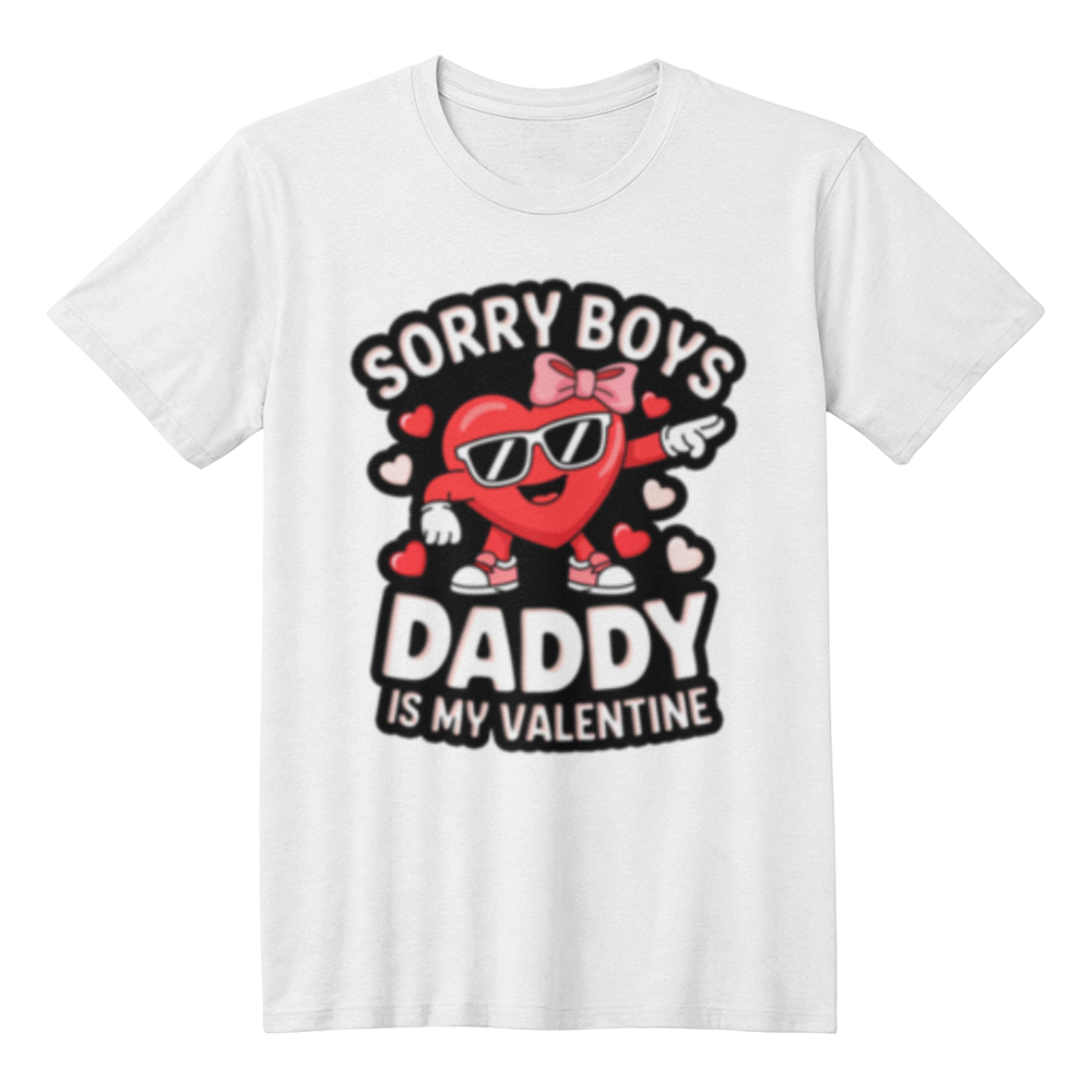 Sorry Boys Daddy Is My Valentine- T-Shirt - Valentine Collection!