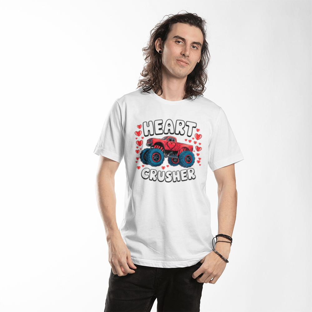 Heart Crusher - White or Black T-Shirt - Valentines Collection!