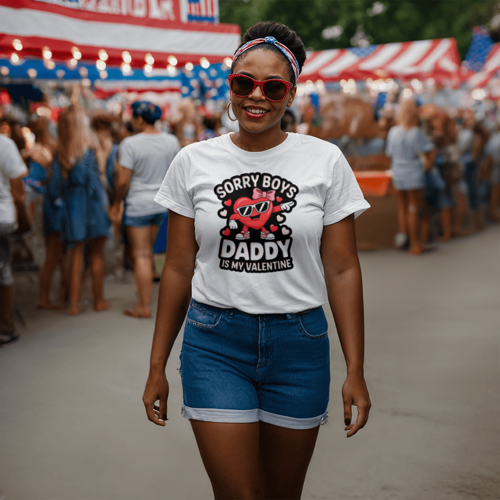 Sorry Boys Daddy Is My Valentine- T-Shirt - Valentine Collection!