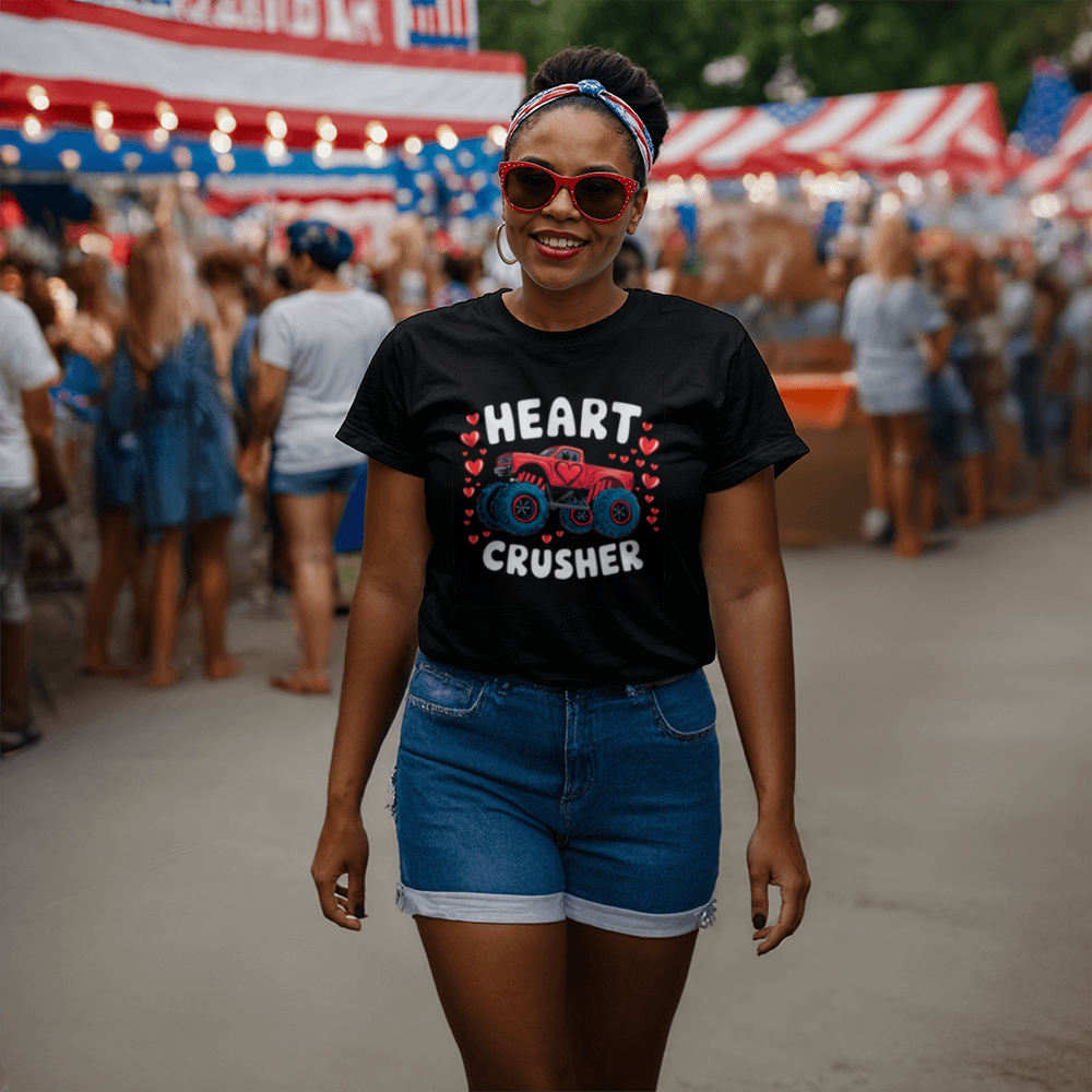 Heart Crusher - White or Black T-Shirt - Valentines Collection!