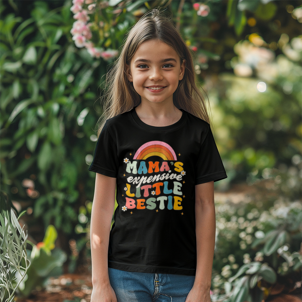 Mama's Little Bestie - Little Kids T-Shirt