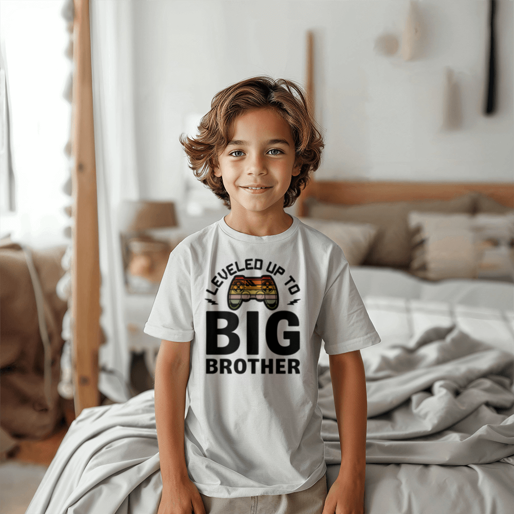 Big Brother - White T-Shirt - Little Kids