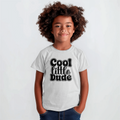 Cool Little Dude - Little Boys White T-Shirt