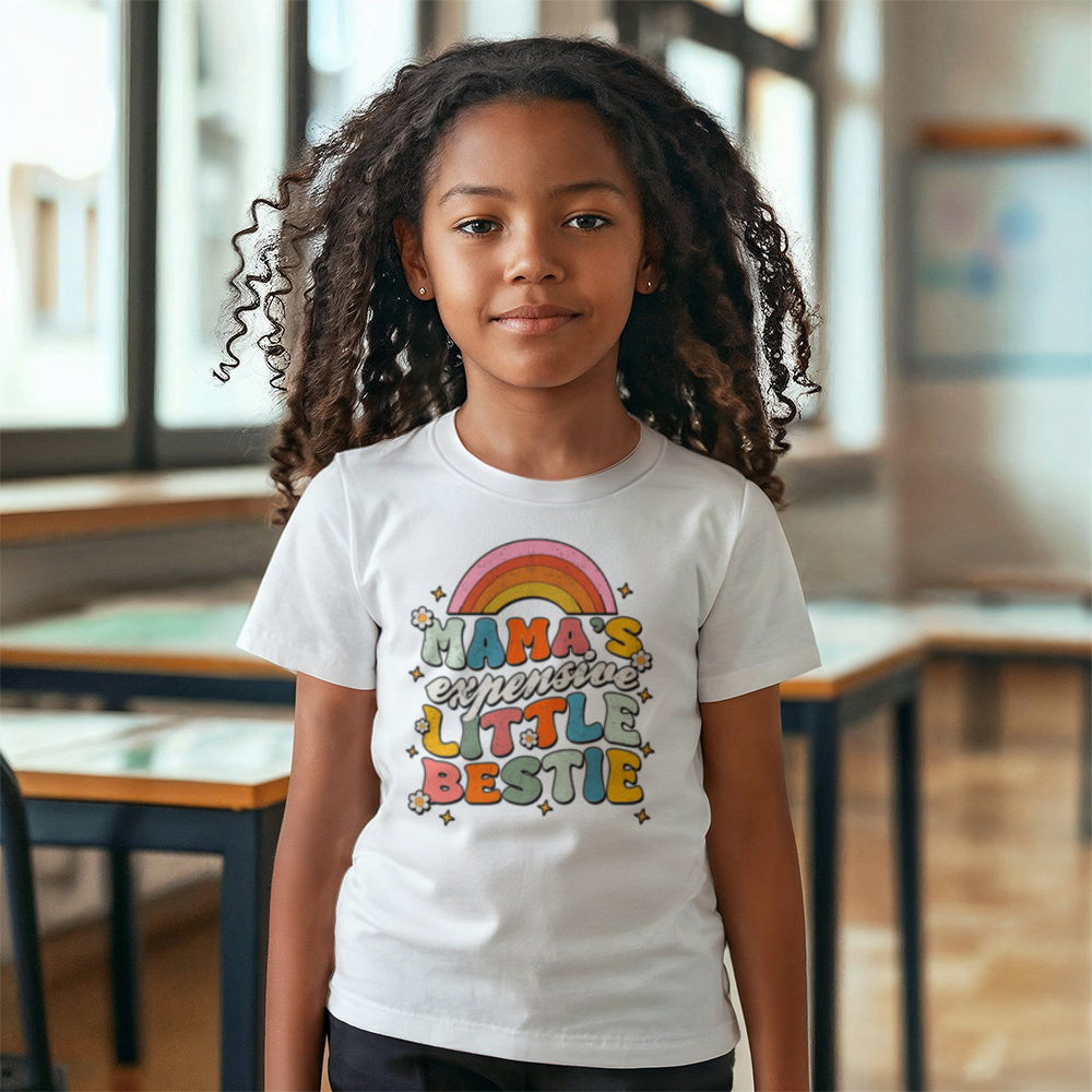 Mama's Little Bestie - Little Kids T-Shirt