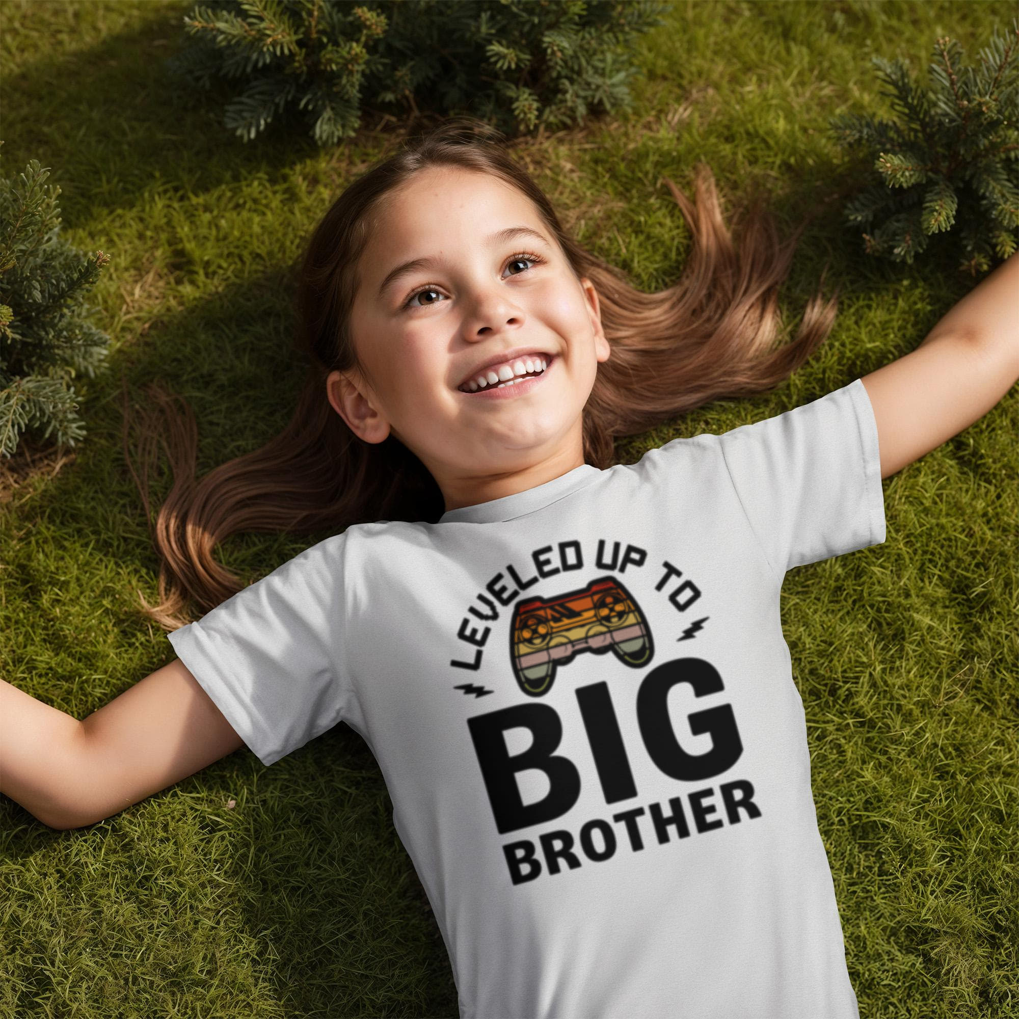 Big Brother - White T-Shirt - Little Kids