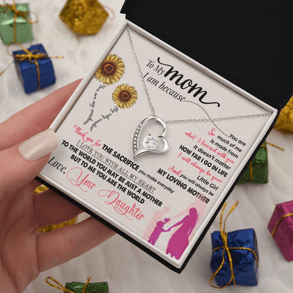 You Are My Sunshine - Forever Love Necklace - GOLD FINISH