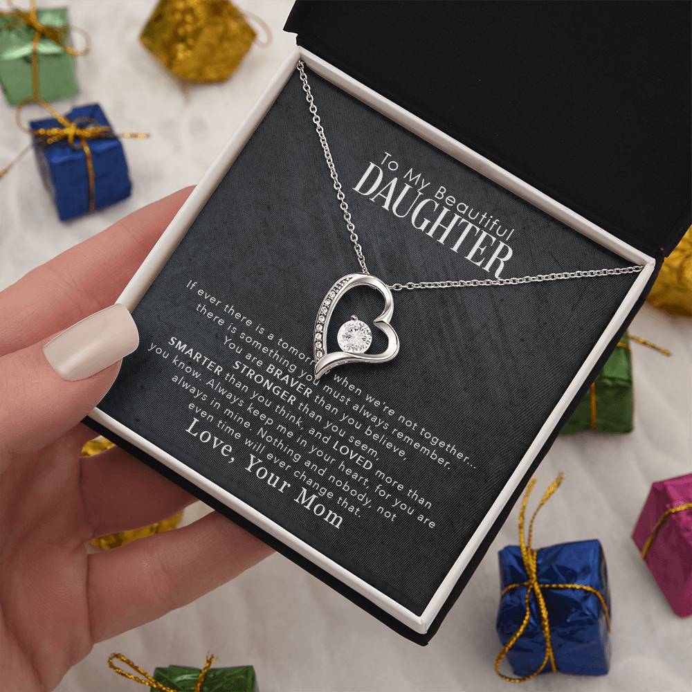 My Beautiful Daughter - Forever Love Necklace- GOLD FINISH