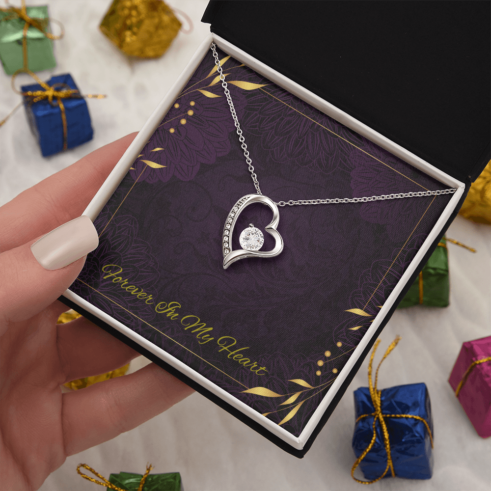 Forever In My Heart - Necklace for a Special  Loved one! - GOLD FINISH- SALE!