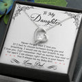 My Baby Girl - Forever Love Necklace - GOLD FINISH