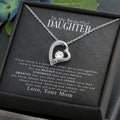 My Beautiful Daughter - Forever Love Necklace- GOLD FINISH