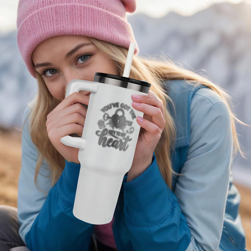 You Got The One Key To My Heart! - Pinnacle 40oz Tumbler - Laser engraved- Valentines Collection