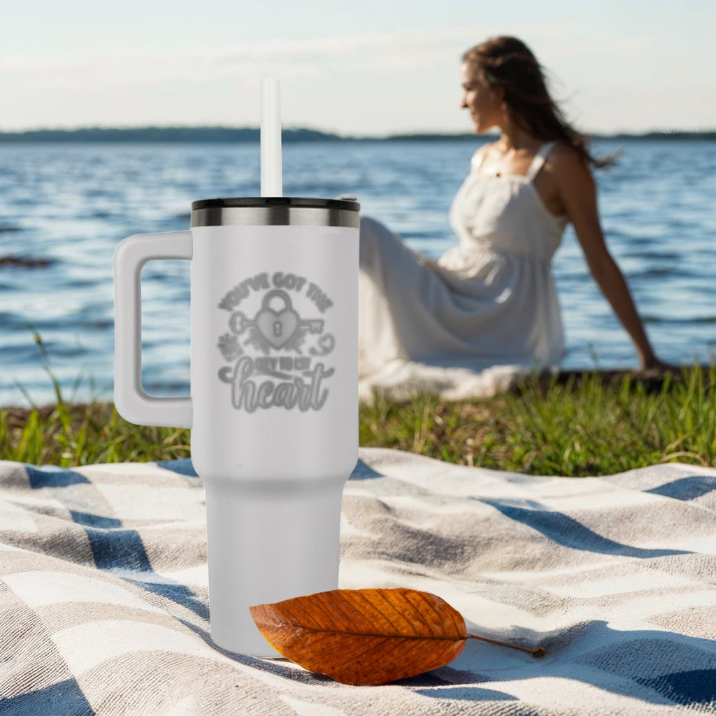 You Got The One Key To My Heart! - Pinnacle 40oz Tumbler - Laser engraved- Valentines Collection
