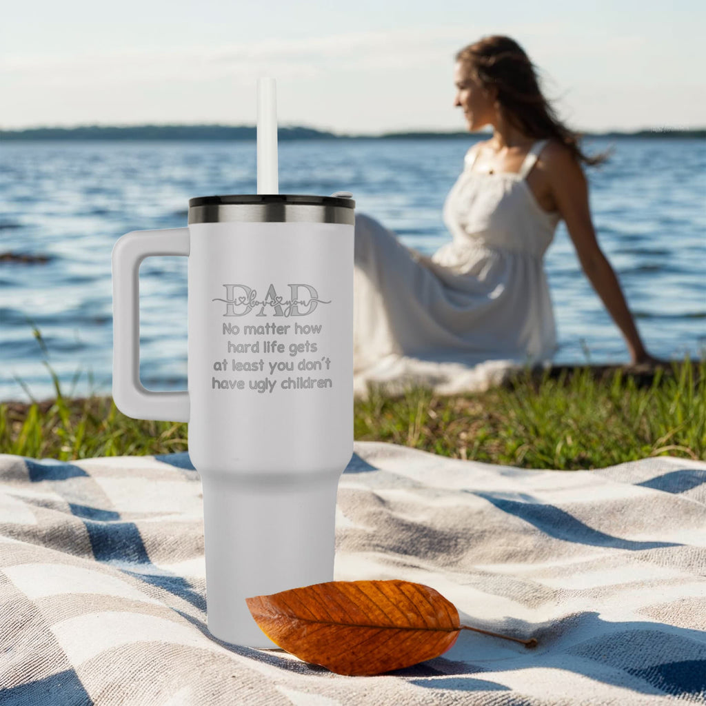 DAD- Ugly Children - Custom Tumbler