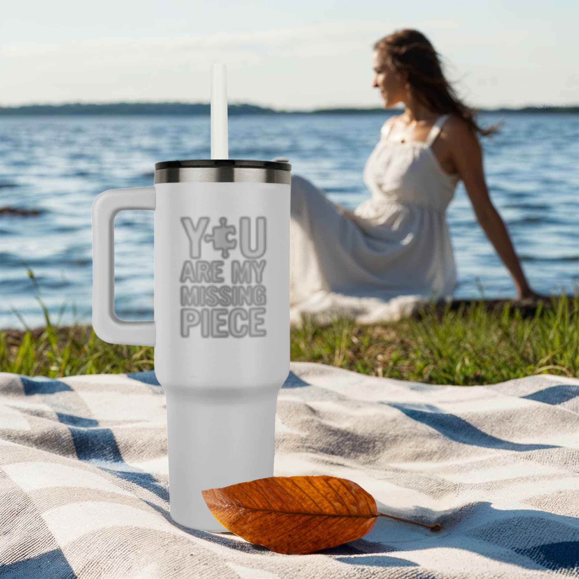 You Are My Missing Piece - Pinnacle 40oz Tumbler - Laser engraved- Valentines Collection