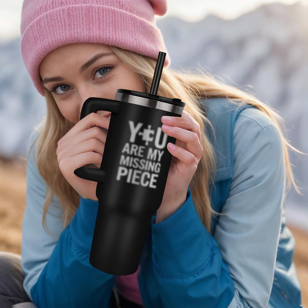 You Are My Missing Piece - Pinnacle 40oz Tumbler - Laser engraved- Valentines Collection